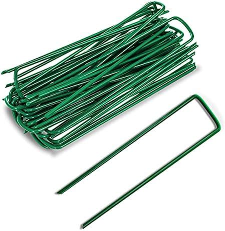 MINSHAM Pack Artificial Grass Turf U Pins Galvanised Metal Pegs Staples Weed Garden Bevelled