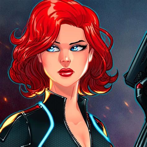 Regram Igloinor Black Widow Panel Print Colored By Me After Rich