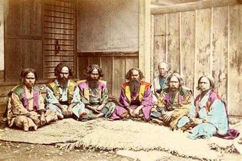 Sartorial Adventure — Ainu People Click To Enlarge 1 Ainu Men Japan