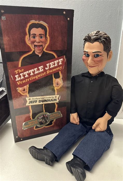 Little Jeff Dunham Ventriloquist Dummy In Box Fast Shipping