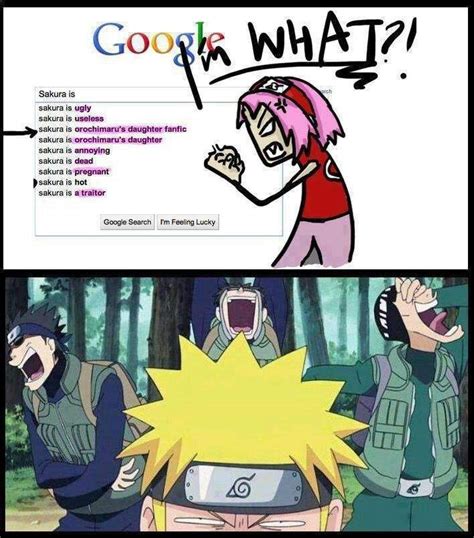 Pin By Anime Nations On Hahaha Oh Poor Sakura Anime Funny Anime Memes Funny Naruto