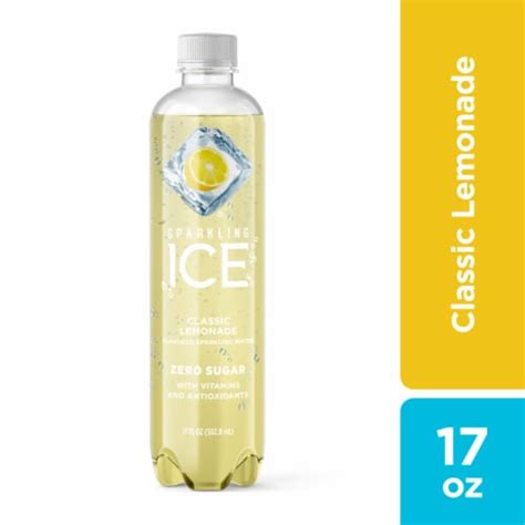 Sparkling Ice Classic Lemonade Flavored Sparkling Bottled Water 17 Fl