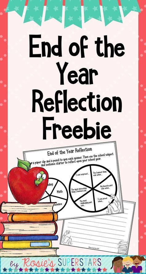 End Of The Year Reflection Activity Freebie Reflection Paper