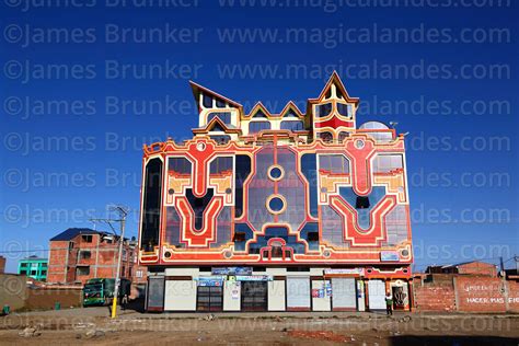 Magical Andes Photography Brightly Decorated Building Called A