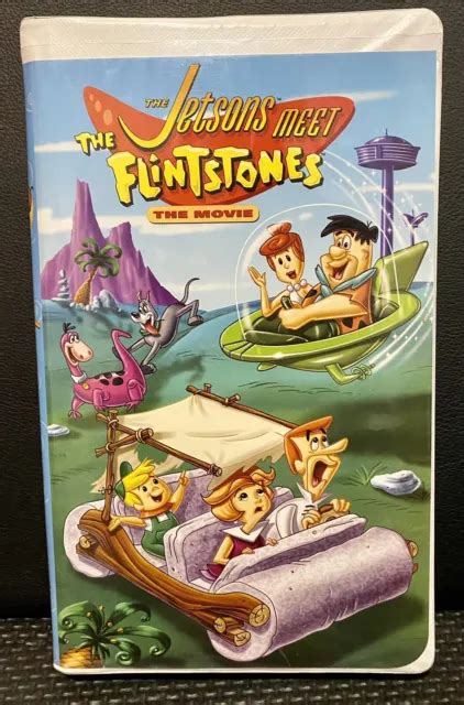 THE JETSONS MEET The Flintstones VHS Clamshell TV Cartoon Movie PicClick