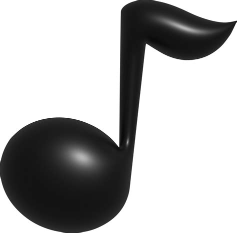 3d Illustration Of Music Note 18779983 Png