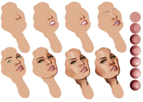 The first step is to draw the head followed by placing the jaw. Realistic Face - Step by step by MuchBetterThanThis on DeviantArt