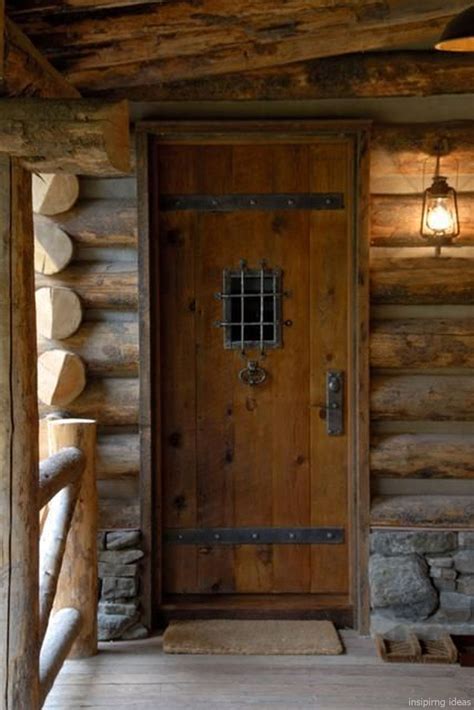 131 Rustic Log Cabin Homes Design Ideas With Images Rustic Doors