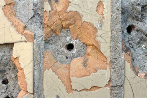 Bullet Holes In The Wall Stock Image Image Of Material 72061901