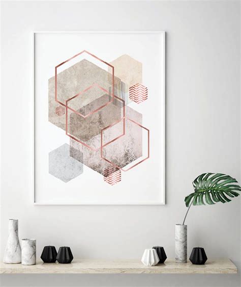 Geometric Art Printable Art Downloadable Prints Geometric Instant