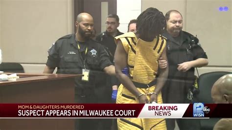 man accused of killing woman two daughters appears in court in milwaukee youtube