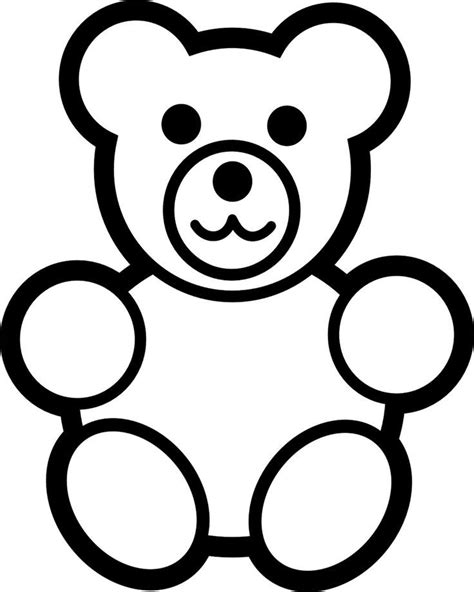 Free printable teddy bear coloring pages for kids. Teddy Bear Coloring Page | Bear coloring pages, Teddy bear ...