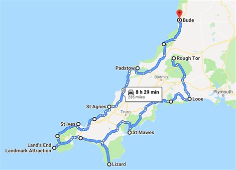 The Ultimate Cornwall Road Trip 1 Week Itinerary What To Do And Where To Visit Road Trip