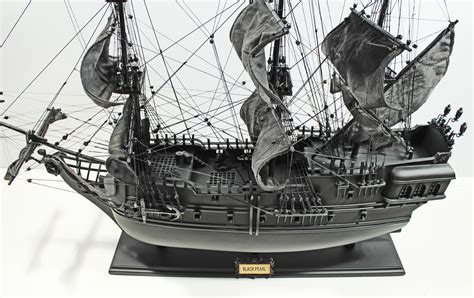 Black Pearl Pirate Ship Handmade Modelship Made Of Wood