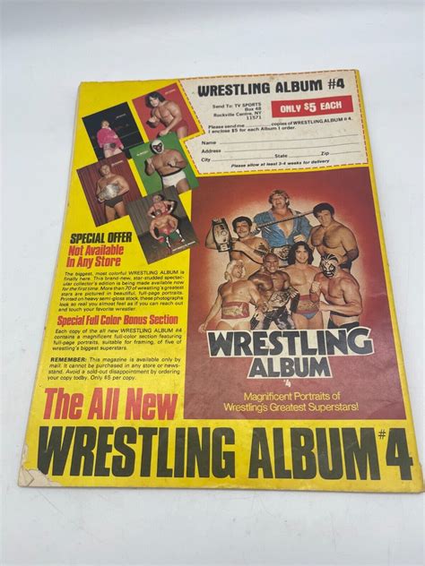 The Wrestler Magazine Dusty Rhodes Larry Zbyszko December 1980 Rare Ebay