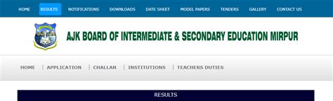 10th Class Result Bise Ajk Board 2022 Check By Roll No Sms And Name