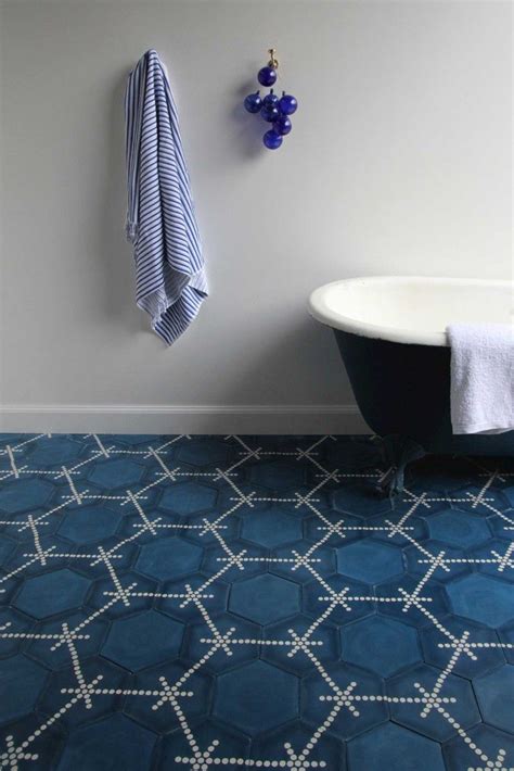 Navy Blue Bathroom Floor Tiles Flooring Tips