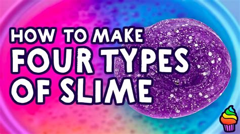 We Make Four Different Slimes Using Glue Activator Beads And Glitter