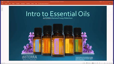 Doterra Essential Oils 101 Youtube