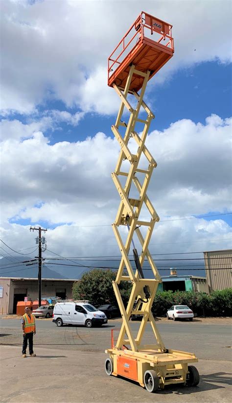 2014 Jlg 3248rs Scissor Lift 32 Ft Platform Height Runs And Lifts See