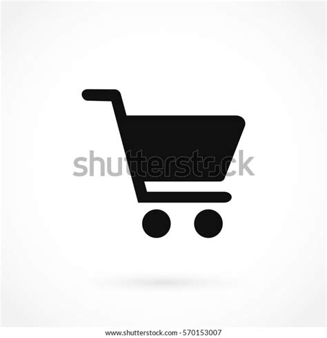 Shopping Cart Icon Flat Design Best Stock Vector Royalty Free 570153007