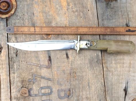 Antique C19th Victorian Period Folding Bowie Knife Buffalo Etsy