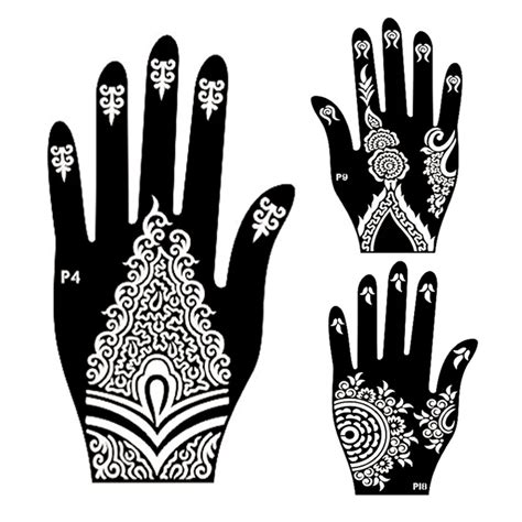 Henna Tattoo Design Printable Stencils