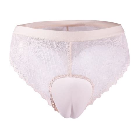 Buy Hiding Gaff Panty Shaping Camel Toe Lace Floral Mens Thong Underwear For Crossdresser
