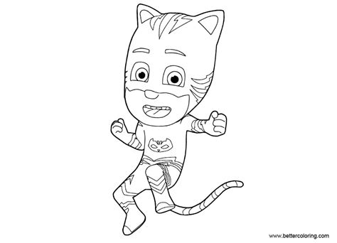 Boys like to color images of cars. Catboy Pages Coloring Pages