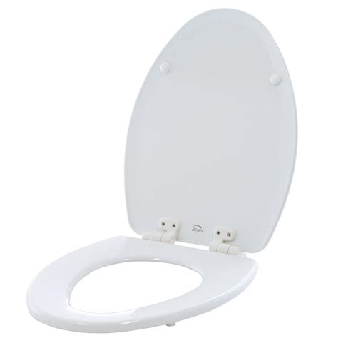 Adjustable Slow Close Never Loosens Elongated Closed Front Toilet Seat