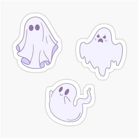 Cute Ghost Sticker Ubicaciondepersonascdmxgobmx