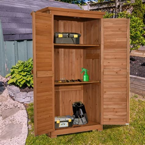 Mcombo Garden 3 Ft W X 2 Ft D Solid Wood Lean To Storage Shed