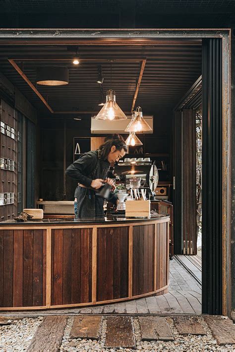 Infeel Architects Turns An Old Shipping Container Into A Rustic Coffee