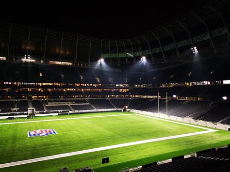 Articles latest tottenham news spurs dragon stadium news tottenham. Tottenham Hotspur Stadium in NFL mode last night : nfl