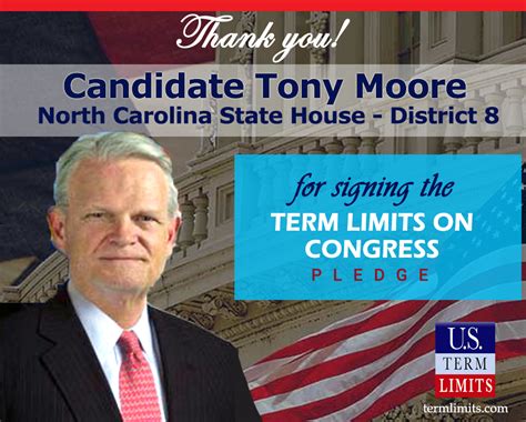 Tony Moore Pledges To Support Congressional Term Limits