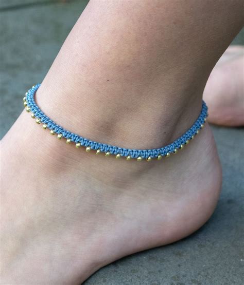 Boho Macramé Beaded Anklet Tutorial Otherwise Amazing Anklets Boho