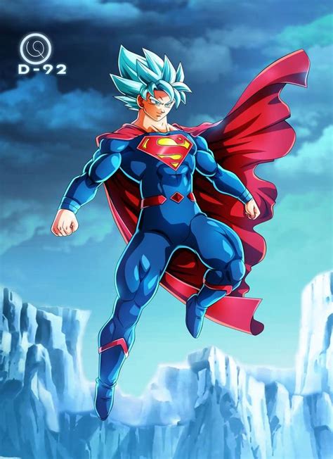 Goku Superman 001 By Diegoku92 On Deviantart Anime Dragon Ball Super