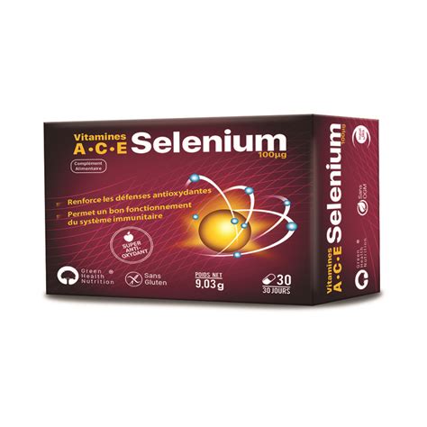 Ace Sélénium B30 Gél Labo Green Health Nutrition Belaouane Pharmacie