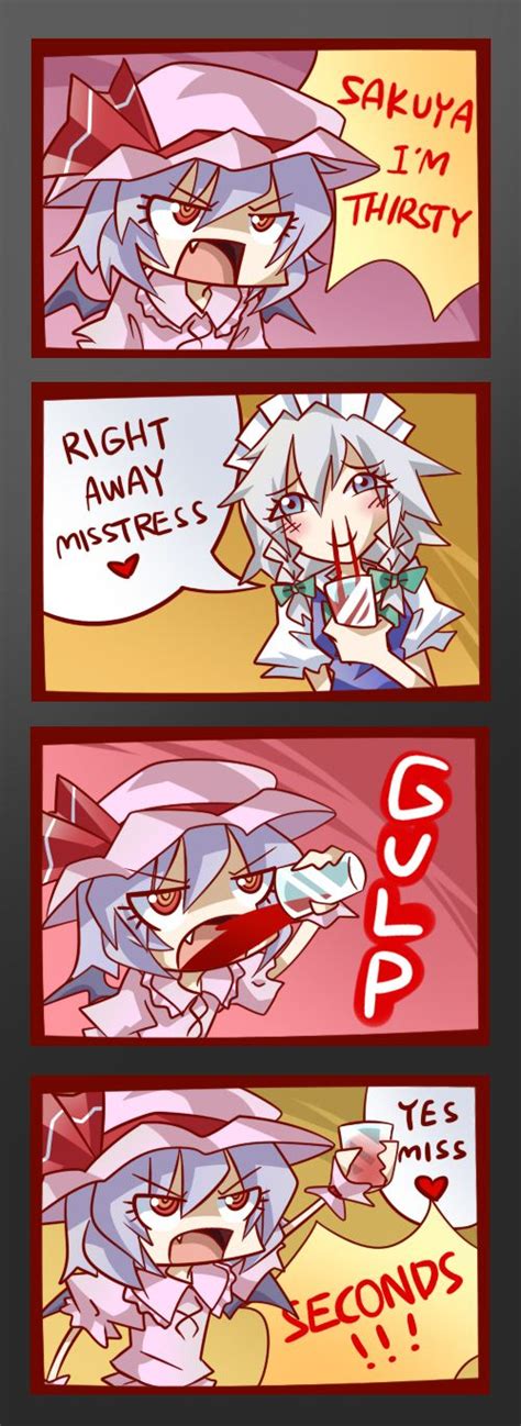 Remilia Scarlet Sakuya Izayoi Anime Funny Anime Maid Touhou Anime