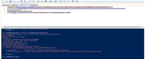 Azure Active Directory Powershell Get Azureadauditsigninlogs Limits Stack Overflow