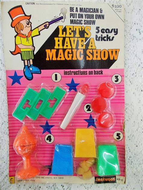 An Advertisement For The Lets Have A Magic Show With Candy And Candies