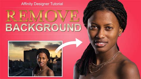 How To Remove Background In Affinity Designer Youtube