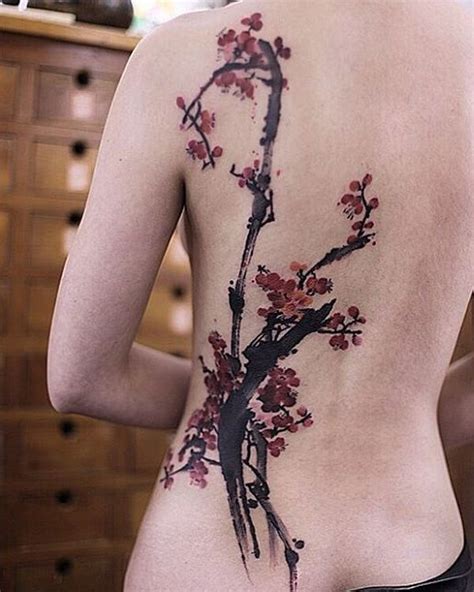 Https://tommynaija.com/tattoo/chinese Woman On A Cherry Blossom Tree Tattoo Design