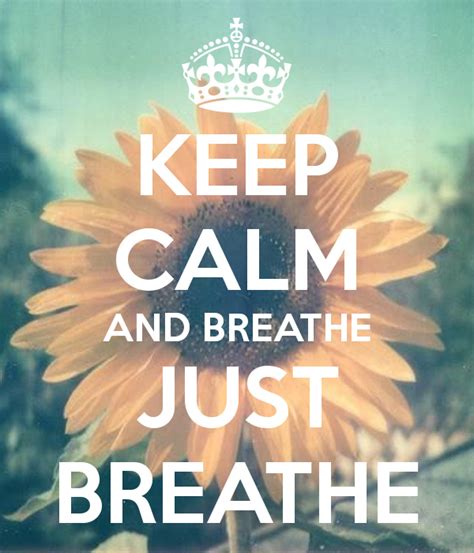 Keep Calm And Breathe Quotes Quotesgram