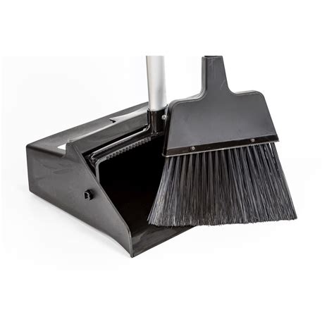 Strong Trade Long Handled Dustpan And Brush Set With Soft Bristle Brus