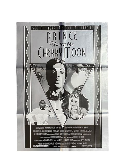 Prince Under The Cherry Moon Official Movie Poster Silver Folded Rockitpoole