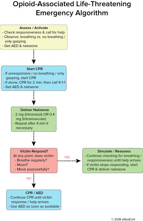 Acls Algorithm Review Opioid Associated Life Threatening Emergency