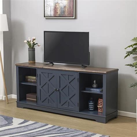 Festivo 70 In Navy Tv Stand For Tvs Up To 75 In In The Tv Stands