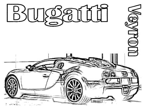 Free Printable Bugatti Coloring Pages For Kids