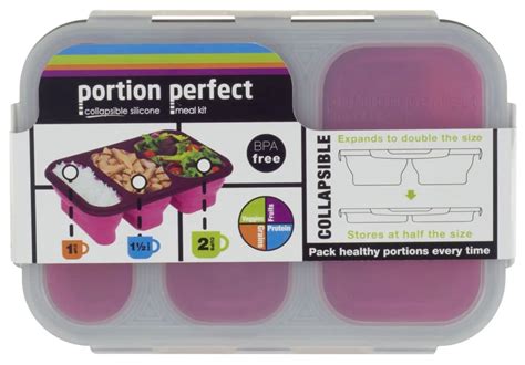 Crofton Portion Perfect Collapsible Meal Set Assorted Colors Nortram